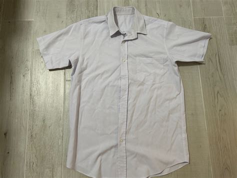 Sji White Uniform Shirt Mens Fashion Tops And Sets Formal Shirts On
