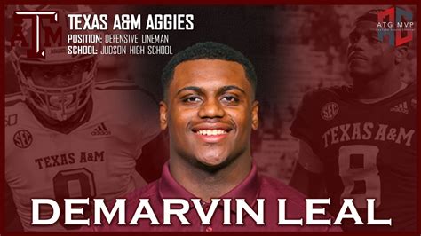 TEXAS A M AGGIES DeMarvin Leal ᴴᴰ YouTube