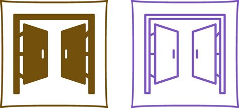Doors Vector Icon 42031238 Vector Art At Vecteezy