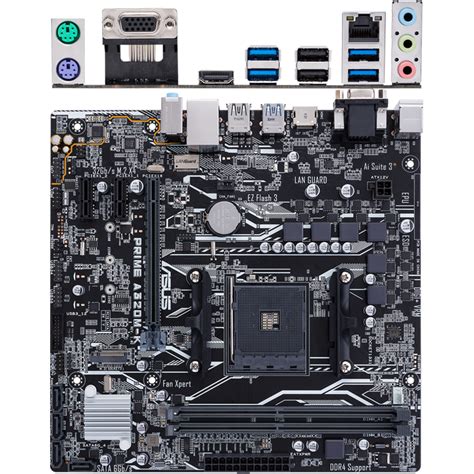 Материнская плата ASUS Prime A320M-K A320 Socket AM4 2xDDR4, 4xSATA3 ...
