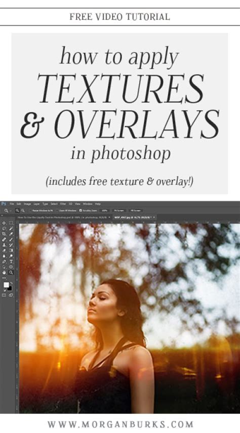 How To Apply Textures And Overlays In Photoshop Morgan Burks