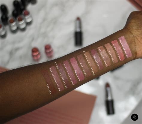 Mac X Nicki Le Nude Lipstick Collection From Mac And Nicki Minaj Cocoa Swatches