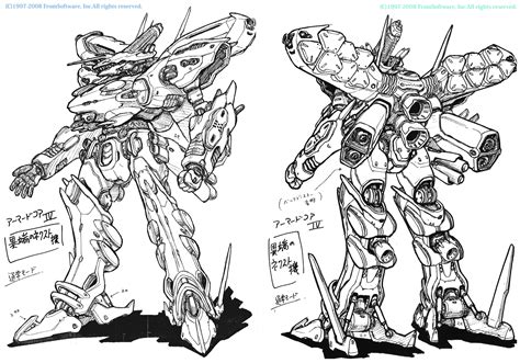 Pin by kilio yeung on Mecha | Armored core, Sketches, Concept art ...