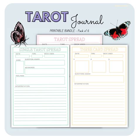 Tarot Journal Template