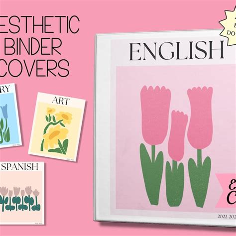Custom Binder Cover Template Etsy