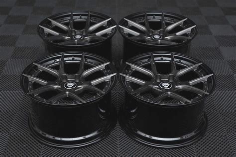 BC FORGED HCS02S MODULAR BRUSHED DARK BLACK GLOSS BLACK