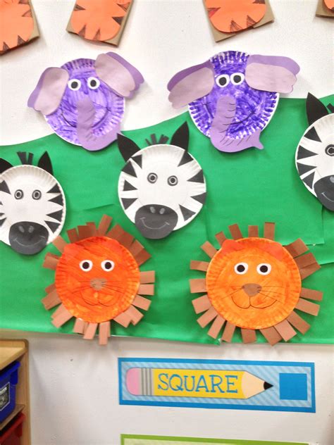 Wild Animals Craft Ideas For Preschoolers Printable Templates Protal