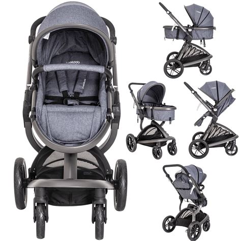Carrinho De Bebe Com Bebe Conforto E Base - Carrinho de Bebe com Bebe Conforto e Base Kiddo Quantum Azul - Maçã ...