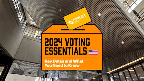 2024 Voting Guide Key Dates And What You Need To Know