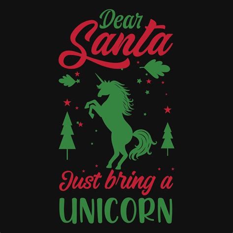 Premium Vector Dear Santa Just Bring Christmas Tshirt Designs