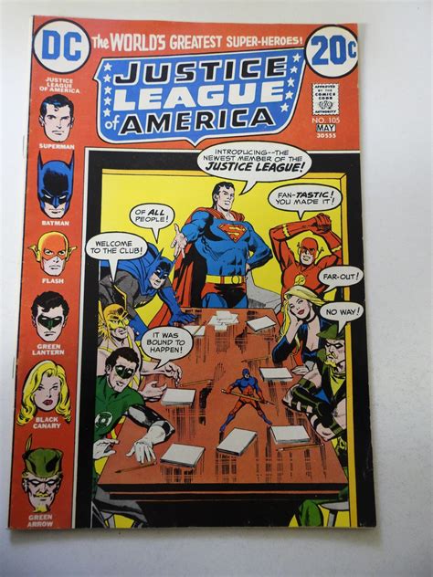 Justice League Of America 105 1973 FN VF Condition Comic Books