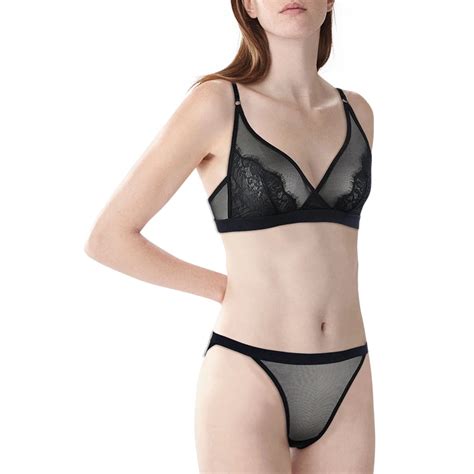Oem Odm Mesh Transparent Underwear Sexy Bra And Panties Women Lingerie Bra Brief Sets Alibaba