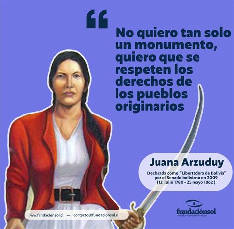 Fundaci N Sol On Twitter Un D A Como Hoy En Naci Juana Azurduy