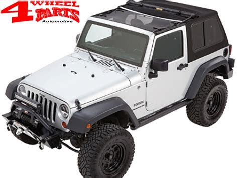 Sun Bikini Top Targa Mesh Bestop Jeep Wrangler JK Year 07 18 2 Or 4