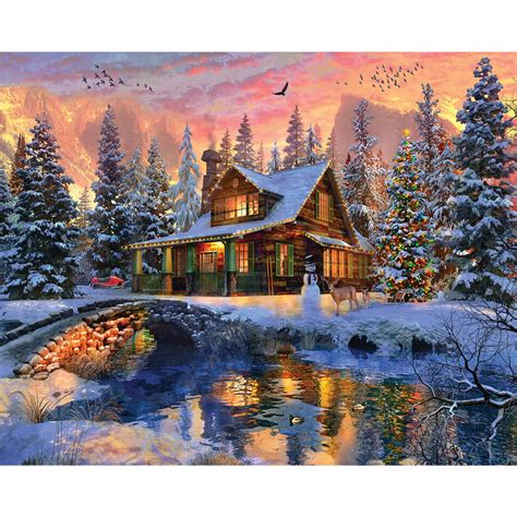 Rockies Christmas 1000 Piece Jigsaw Puzzle Spilsbury