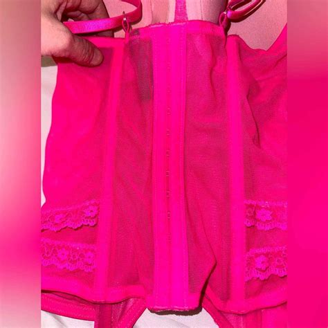 Smart Sexy Barbie Neon Hot Pink Sexy Lace Lingerie Gem