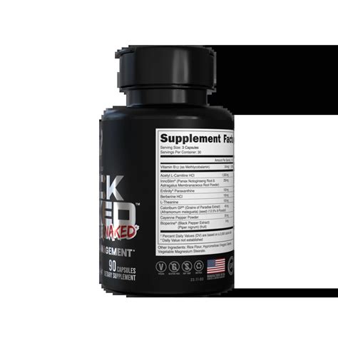 Buck Naked Thermogenic Weight Management Supplement Bucked Up