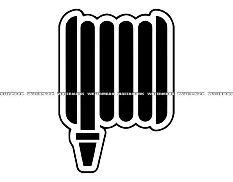 Fire Hose Svg Fire Hose Cut File Fire Hose Dxf Fire Hose Png Fire