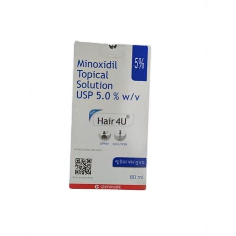 Glenmark Hair U Minoxidil Topical Solution Packaging Size Ml At