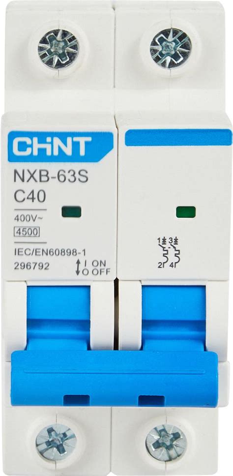 Автоматический выключатель Chint NXB-63S 2P C40 А 4. 5 кА купить по ...
