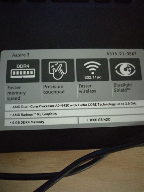 Aspire 3 A315-21 — Acer Community