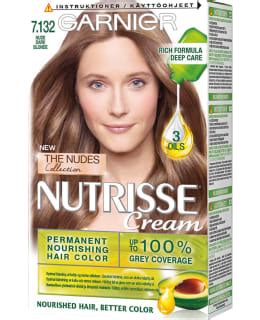 Garnier Nutrisse Cream 7 132 Nude Dark Blonde kestoväri Karkkainen verkkokauppa