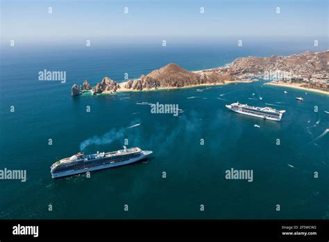 Cruise ship off Cabo San Lucas, Cabo San Lucas, Baja California Sur