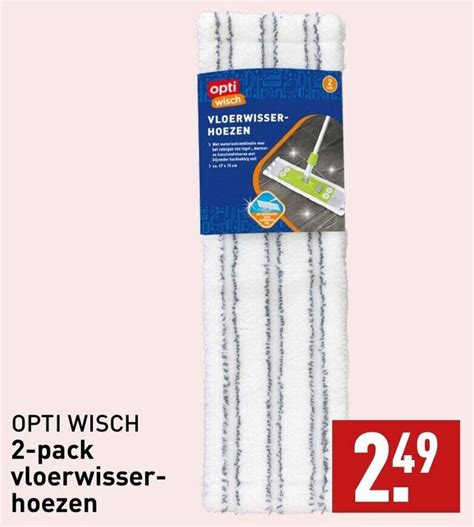 OPTIWISCH 2 Pack Vloerwisser Hoezen Aanbieding Bij ALDI