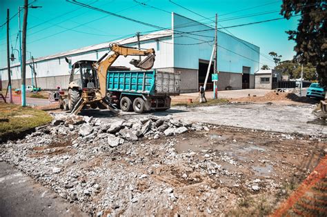 Ariel Sujarchuk y Beto Ramil supervisaron obras viales en Garín