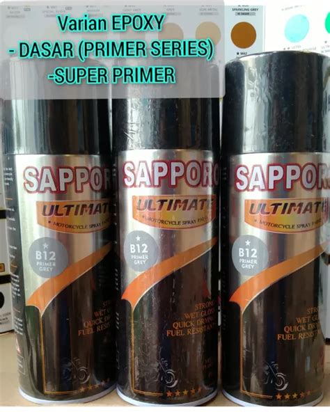 Pilok Pilox Cat Semprot Cat Spray Sapporo Ultimate 400ml Varian Epoxy