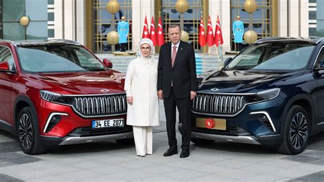 President Erdogan Takes Delivery Of Turkeys First Togg T10x Electric