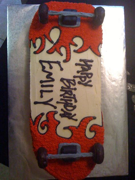 Skateboard Cake Skateboard Cake Boy Birthday Cake Cake Decorating