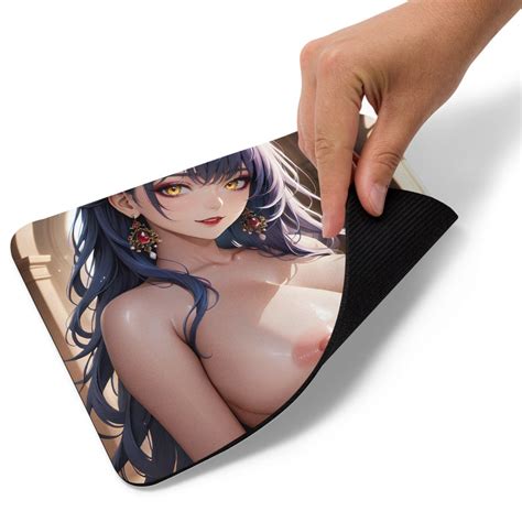 Ecchi Big Boobs Anime Hentai Mouse Pad Sexy Nsfw Naughty Waifu Desk Mat Adult Content Etsy