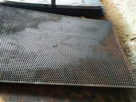 Round Hole Mild Steel Perforated Sheet At Rs 450 Sq Ft Mild Steel