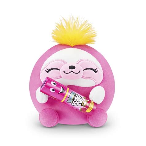 Мягкая игрушка-сюрприз Ленивец с конфетами Snackle-N 77510N серия Mini ...