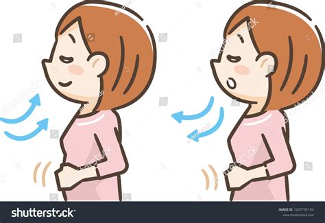 breathing cartoon images stock  vectors shutterstock