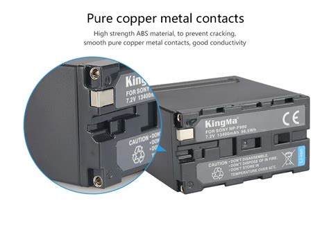 Kingma High Capacity Np-f990 Npf990 13400mah Rechargeable Li-ion ...
