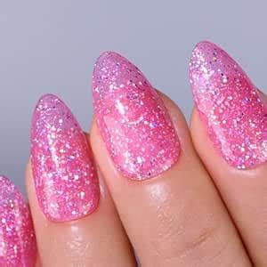 Amazon Imtiti Glitter Gel Nail Polish Pcs Fl Oz Hot Pink Glitter Gel Polish Soak