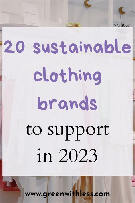 20 sustainable clothing brands for an eco friendly and ethical wardrobe ...