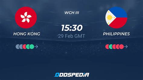 Hong Kong Vs Philippines Predictions Odds Scores