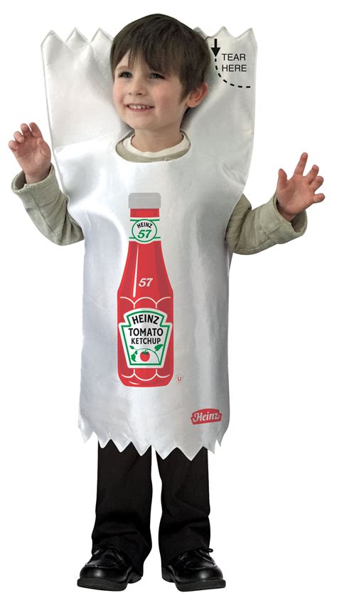 Heinz Ketchup Packet Toddler Halloween Costume