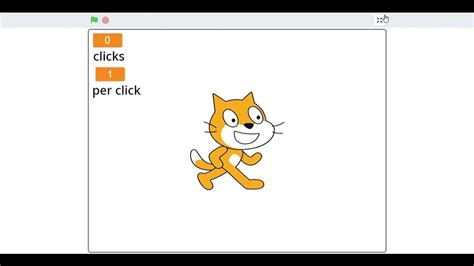 How To Make A Clicker Game On Scratch Part 1 First Button Youtube