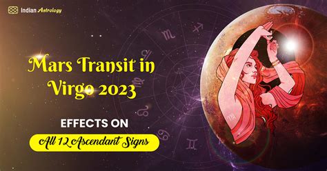 Mars Transit in Virgo 2023: Effects on All 12 Ascendant Signs by Indian Astrology on Dribbble