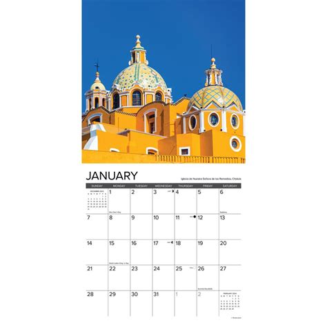 Willow Creek Press Mexico 2024 12 X 12 Wall Calendar