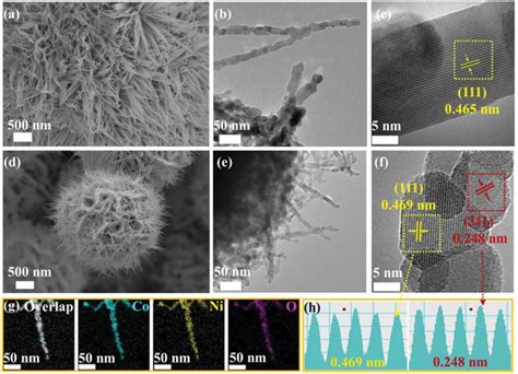 Characterization Of The Catalysts A Sem B Tem And C Hrtem Images