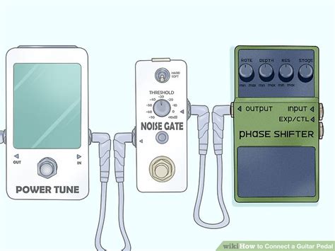 how to connect a guitar pedal