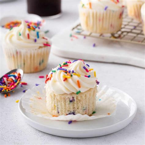 Homemade Funfetti Cupcakes My Baking Addiction