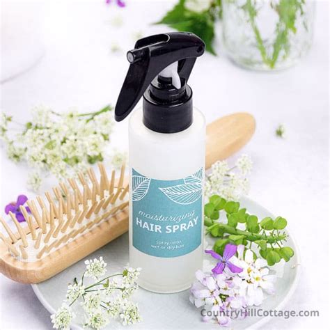 Diy Moisturizing Hair Spray Hydrating Hair Mist Recipe