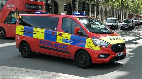 Metropolitan Police Vehicles Responding In London Cbrn Arv Diplomatic