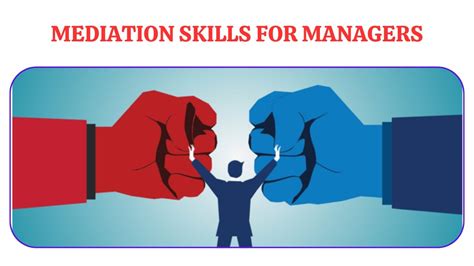 Mediation Skills For Managers Mastering Mediation Conflict